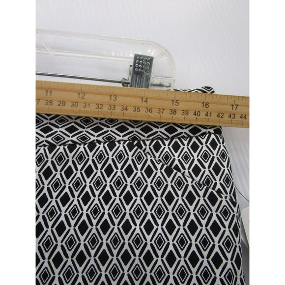 Laundry Shelli Segal Pants 8 White Straight Crop Career Stretch NEW - Picture 3 of 10